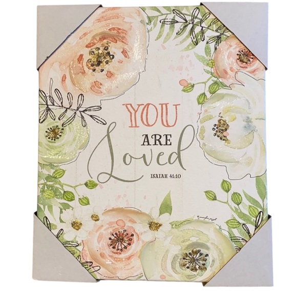 You ARE Loved Decorative Wall Plaque - Picture 1 of 6